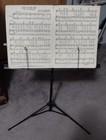 Profile Portable Folding Music Stand Metal Extents To 52  Tall Folds To 20 