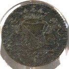 1745 Netherlands East Indies Voc 1 Duit  new York Penny  Copper Coin Km 111 1