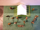 Collection Of 54 Mm Tall Lead Toy Wwi Wounded Soldiers medics  And Military Tent