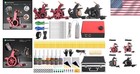 Professional Tattoo Kit With 4 Guns   54 Inks