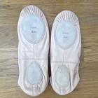 Bloch Women   s Pink Leather Ballet Slippers Size 5 5c