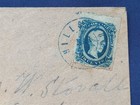Usa Confederation States Of America 1863 Davis 10c On Cover 