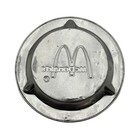 Vintage Mcdonalds Restaurant Aluminum Ashtray - 3-1 2 Inches 1980s