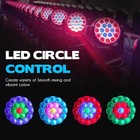 Led 19x15w Zoom Wash Beam Rgbw Moving Head Lighting With Flight Case