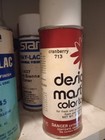 Design Master Cranberry 713 Vintage Paper Label Spray Paint Can