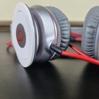 Beats By Dre Solo Hd Wired On-ear Headphones - White   Red - Tested Working