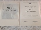 Mrs Doubtfire Movie Press Promotional Kit 13 Stills Paperwork Documents