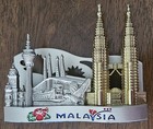 Souvenir Malaysia Business Card Holder Featuring Petronas Twin Towers New In Box