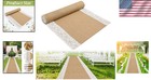 Wedding Aisle Runner Burlap Rope With Lace For Outdoor Indoor Ceremony