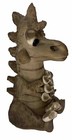 Clay Dragon 8    Figurine Baby Dinosaur Artist Terracotta Signed Unique Clay 1989