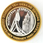 Silver Strike   10 Gaming Token Las Vegas Nevada New York Ny Coin  999