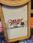 Vintage 1986 Miller Beer Clock Works Good