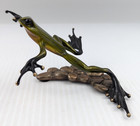 Tim Cotterill Frogman Bronze Frog Sculpture    stepping Stone    Le  216 5000 W coa