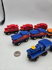 Wooden Train Engine Milk Box Car Lot X8 Works W Thomas   Friends Railway  Brio