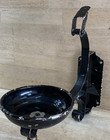 Antique Wrought Iron Oil Lamp Holder Wall Mount - Rare