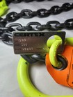 Certex gunnebo Dog 3 8  X 8  Grade 100  15 200 Wll  2 Leg Chain Sling