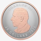 Canada - 2025 1oz  ultra High Relief Maple Leaf  Rose Gold-plated Proof  20 Coin