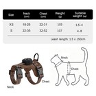Adjustable Reflective Cat Harness Vest Lightweight Secure Walking Kitten Outdoor