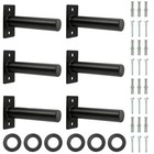 Wall Mounted Weight Plate Holder With Protective Rubber Pad Max Capacity 300 Lb