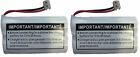 New  Genuine Uniden Bt-1007 Bt1007 Rechargeable Cordless Phone Battery  2-pack 