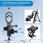 Apexel Cnc Aluminum 3-axis Telescope Phone Adapter  Xyz-axis High-precision P   