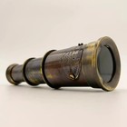 Antique Victorian Maritime Telescope 6 Inch Brass Telescope Vintage With Box