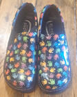 Klogs Colorful Handprints  Size 8 M Clogs Comfort Women s Shoes  Leather Upper