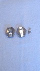 Taxco Mexican Sterling Silver Clip-on Earrings Marked 925  Tl-67 