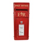Defective Royal Er Ii Post Box Mailbox In Red Cast Iron  Wall Mounted Or G3d