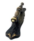 1970 s Mid Century Modern Mcm Brass Drawer Pull Cabinet Handle 3 centers