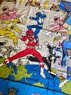Vtg 6 Piece Set 1994 Mighty Morphin Power Rangers Twin Size Comforter 86x62 More