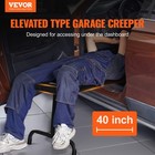 Vevor 40 In Under Dash Creeper 330 Lbs Rolling Garage Creeper Height Adjustable