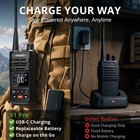 Radioddity X1 Pro Gmrs Radio 7w Ip67 Waterproof Repeater 3000mah Overlanding