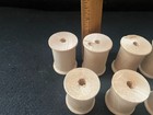 Antique vintage 7 Large  5 Medium  7 Small Wooden Thread Spools Lot Of 19