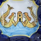 Vintage Le Sirenuse Hotel Ashtray Albergo Di Positano Italy Blue Orange