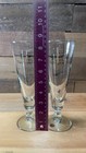Vintage Miller High Life Footed Pilsner Glasses Set - 2