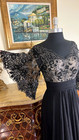 Women s Formal Embroidery Bodice Mother Of Bride Beaded Long Evening Dress