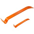 2pc Flat Pry Bar Set 7 5  Pry Bar 15  Heavy Duty Nail Puller Claw Bar Wonder Bar
