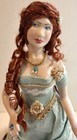 Beverly Senatore Artisan Porcelain Victorian Doll Silk Dollhouse Miniature 1 12