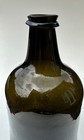 Rare English Free Blown Squat Wide Mouth Georgian Cylinder Mallet Bottle C 1780s