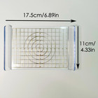 1pc U-shaped Clay Pressing Board Pottery Rolling Tool With Scale Diy Sculpting