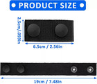 4pcs Duty Belt Keepers Police Security Tactical Belt Keepers With Double Snap Us