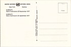 United Nations Djibouti Flag 1977 Admission Date Un Collectible Postcard