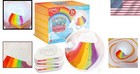 3 Pack Of Biodegradable Rainbow Bath Bombs - Kid-friendly Bath Time Magic 
