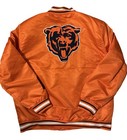 Chicago Bears Nfl Ultra Game Satin Bomber Jacket - Men   s X-large