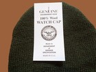 New Genuine Military Issue 100  Wool Green Watch Cap Cold Weather Hat U s a Made