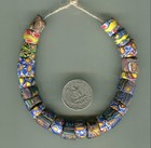 African Trade Beads Vintage Antique Venetian Old Glass Beads Millefiori