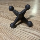 Antique Vintage Large Cast Iron Jack Statue Bookend Door Stop Paperweight
