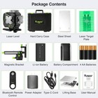 Huepar 12 Lines Green Beam Self Leveling Laser Level With Lcd Screen   Receiver