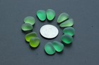 Sea Beach Glass 6 Pairs Green Light-green Lime Teal Jewelry Use